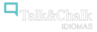 Talk and Chalk Idiomas - Logo white 2025