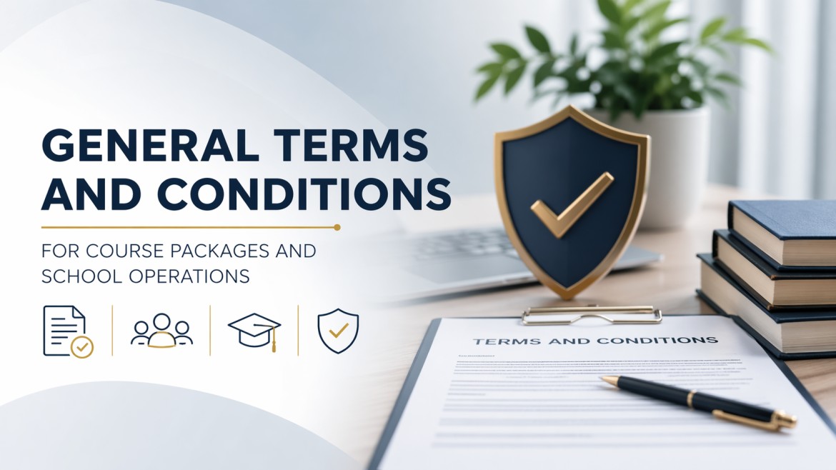 General Terms and Conditions for Course Packages and School Operations