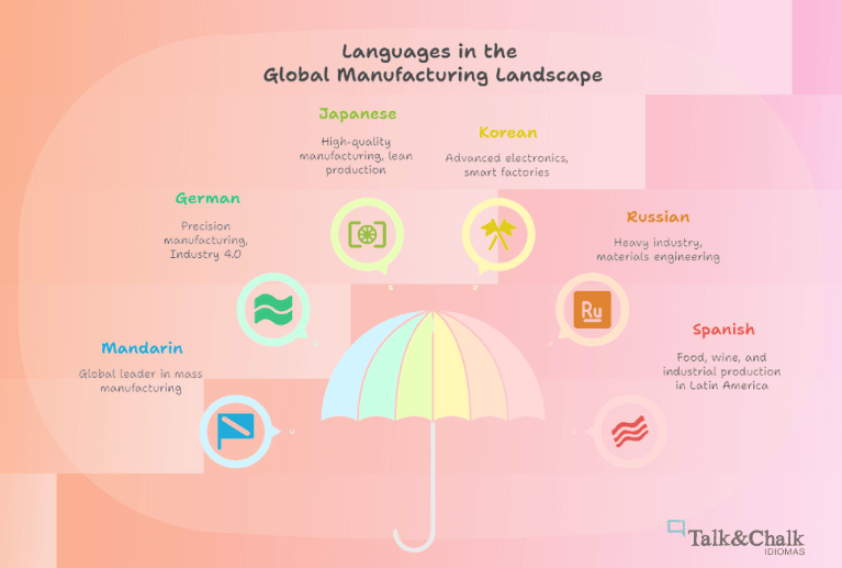 In the manufacturing sector, your choice of language is a business tool. Each one grants you deeper access to technologies, suppliers, legal systems, and future markets. Languages in Global Manufacturing