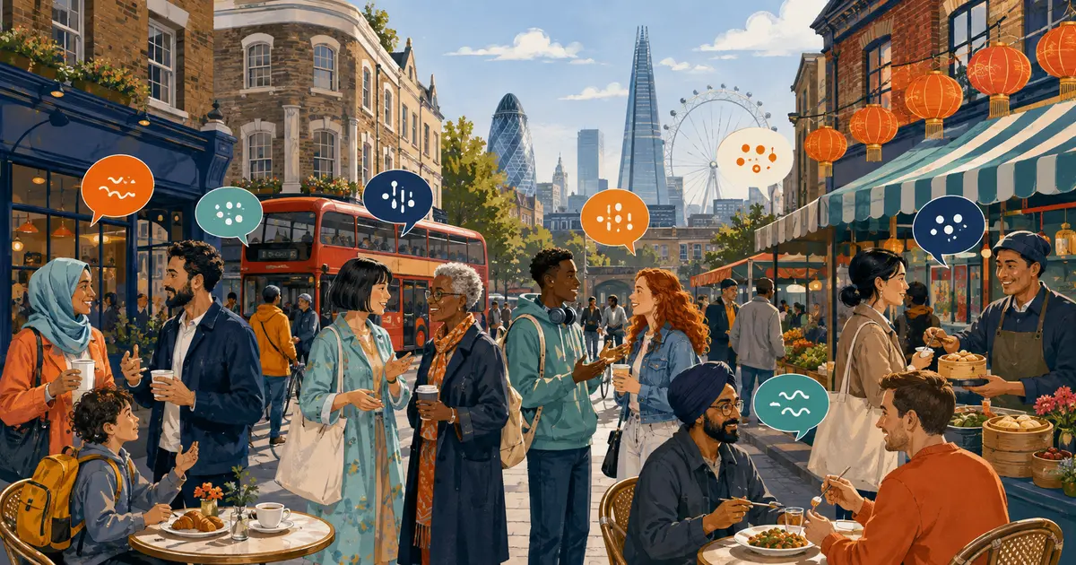 Languages spoken in London across diverse cultural neighbourhoods